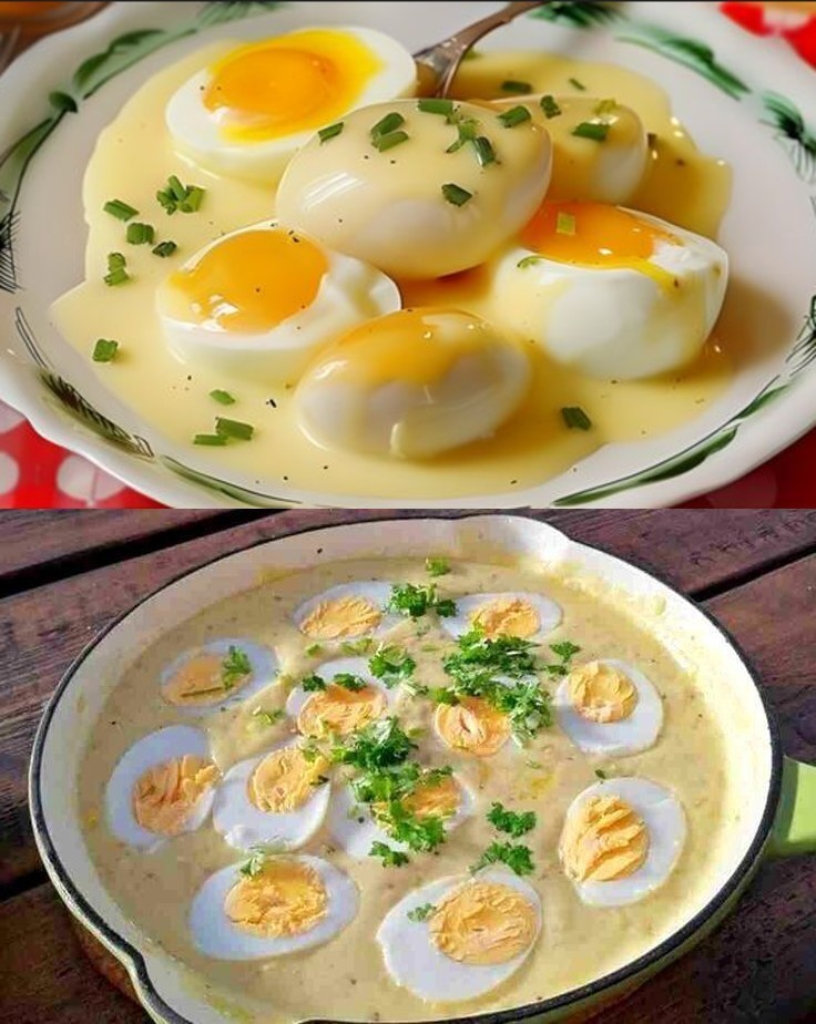 Wauw, ik zou elke dag wel eieren met mosterdsaus kunnen eten!
