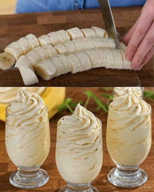 Bananenmousse klaar in 5 minuten: het lekkerste Italiaanse dessert