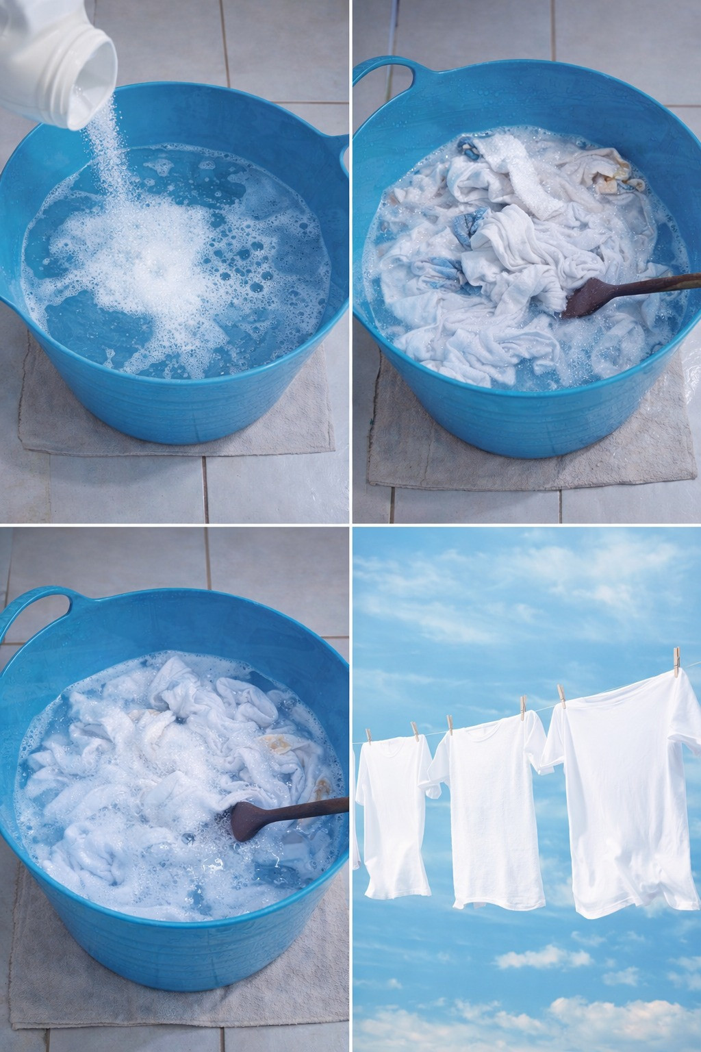 Zo maak je vuilwitte kleding weer stralend zonder al te veel moeite.