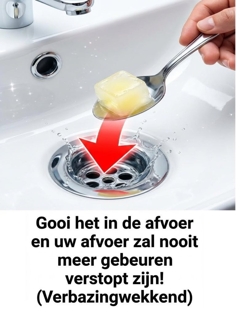 Gooi het in de gootsteen en de afvoer zal nooit meer verstopt raken!
