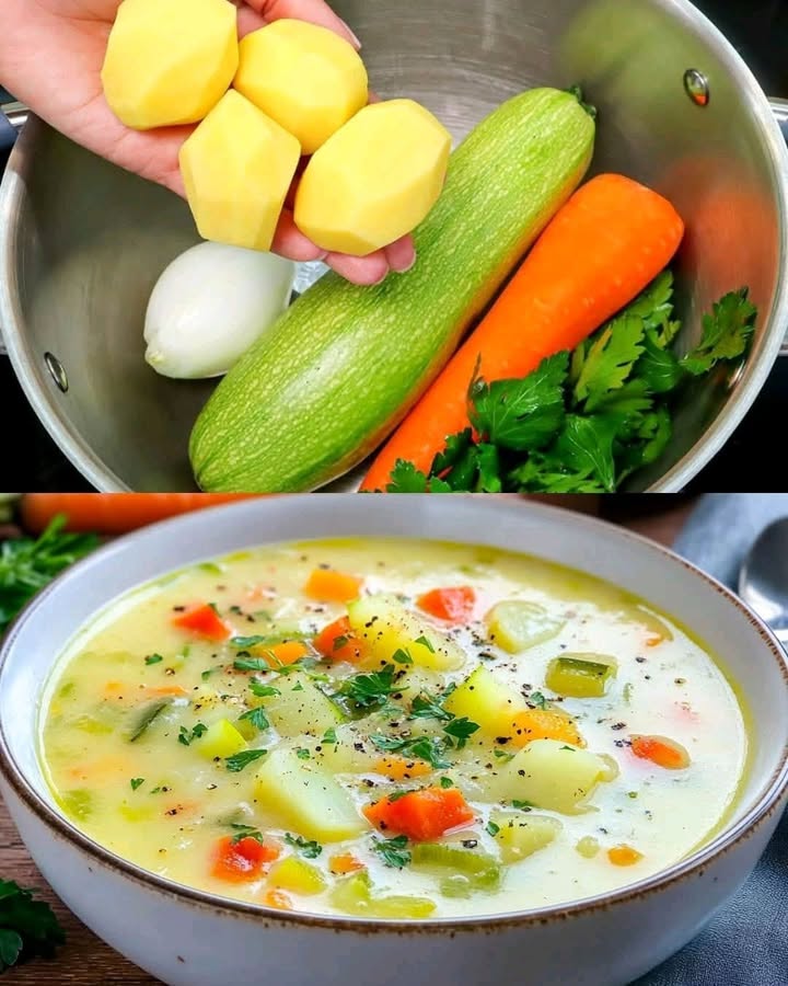 Snelle groentesoep boordevol smaak en gezonde ingrediënten