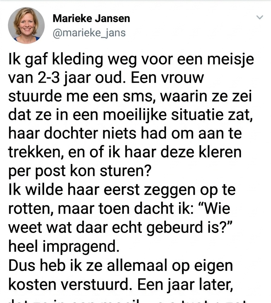 Wat Ik Dacht Weg Te Geven… Kwam Bij Me Terug Op Een Manier Die Ik Nooit Had Verwacht
