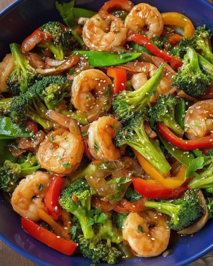 Beter dan afhalen: deze zelfgemaakte garnalenwok is licht, smaakvol en super eenvoudig