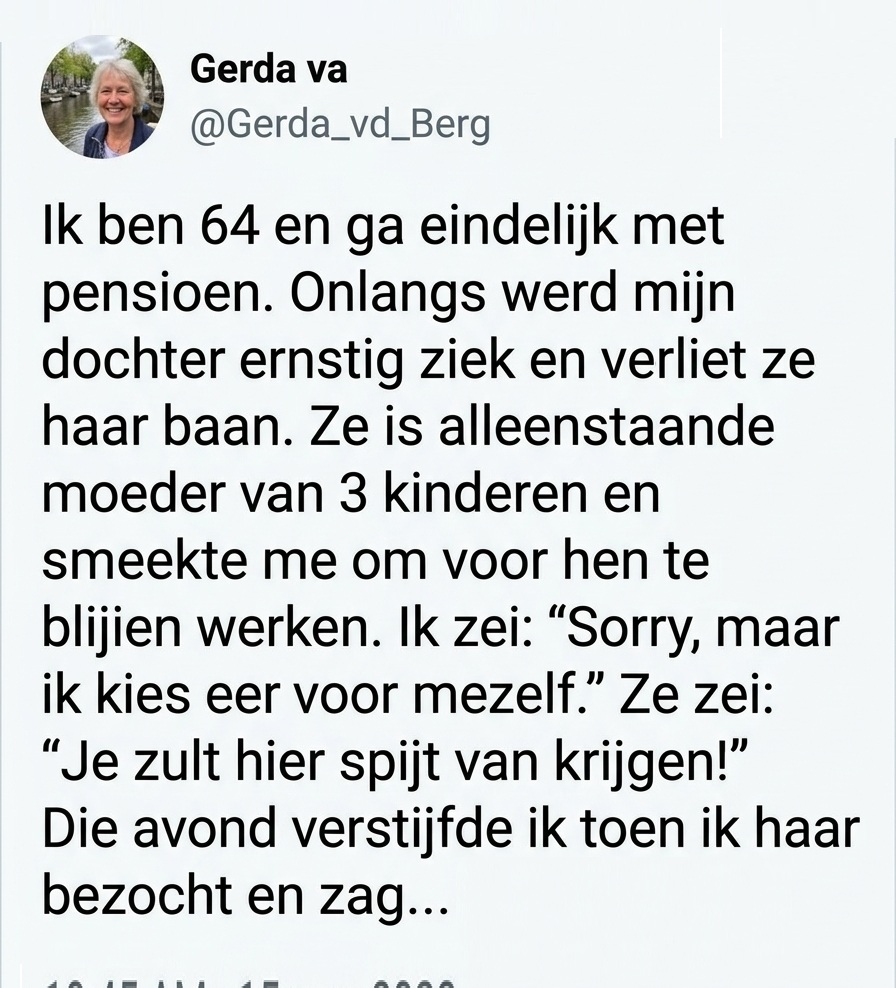 Ik was 64 en klaar voor mijn pensioen — Tot de ziekte van mijn dochter alles veranderde