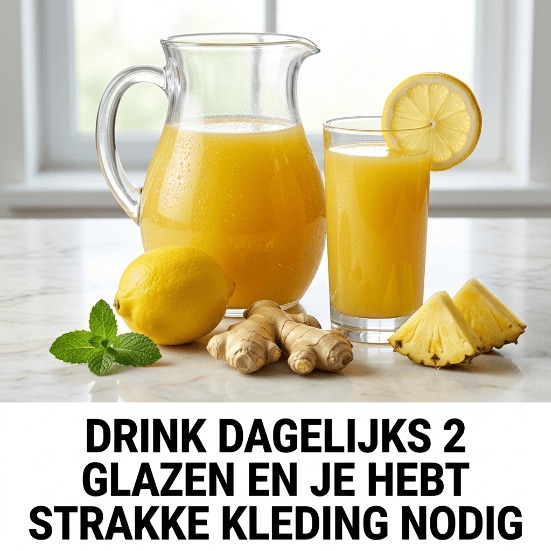 Natuurlijke vetverbrandende drank: 3 ingrediënten om weer in vorm te komen
