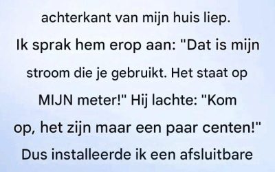 Vorige week ging ik mijn achtertuin in in de hoop op een rustig moment, en merkte meteen iets vreemds op.