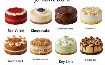 Kies een taart om te zien hoe ‘moeilijk’ je werkelijk bent.