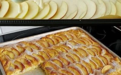 Zachte Appeltaart op een Bakplaat – Luchtig, Makkelijk en Heerlijk