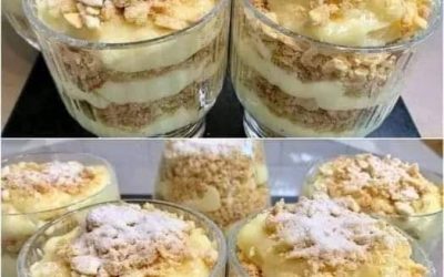 Als ik lui ben, maak ik altijd dit dessert. “Napoleon in een glas”: je zult je vingers erbij aflikken. Binnen 2 minuten op.