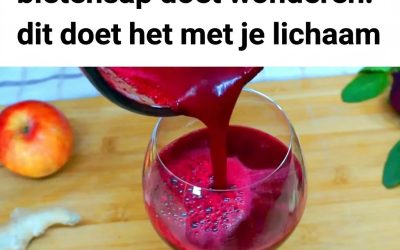 Eén Glas Rodebietensap Per Dag Verricht Wonderen: Dit Is Wat Het Met Je Lichaam Doet