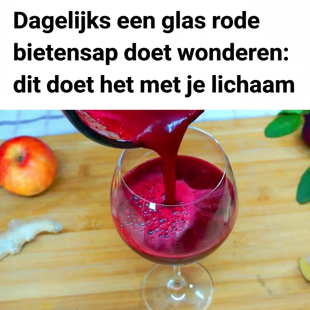 Eén Glas Rodebietensap Per Dag Verricht Wonderen: Dit Is Wat Het Met Je Lichaam Doet