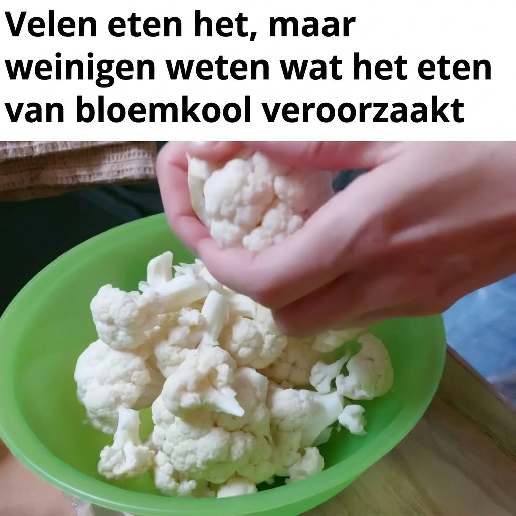 Veel mensen eten het, maar weinigen weten het: dit is wat het eten van bloemkool met je lichaam doet