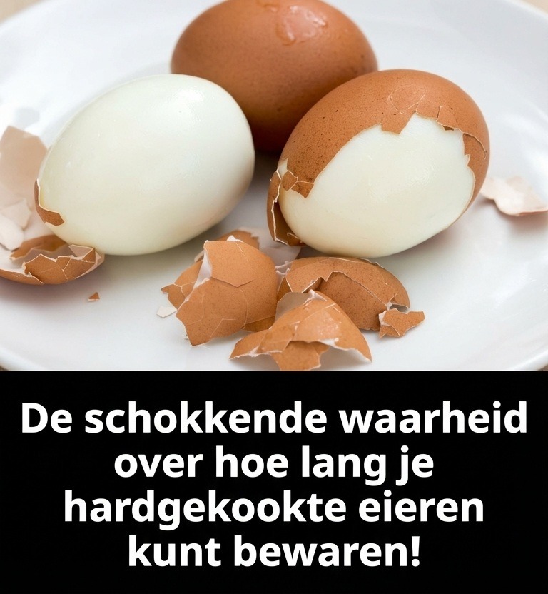 Hoeveel dagen kunnen hardgekookte eieren in de koelkast bewaard worden?