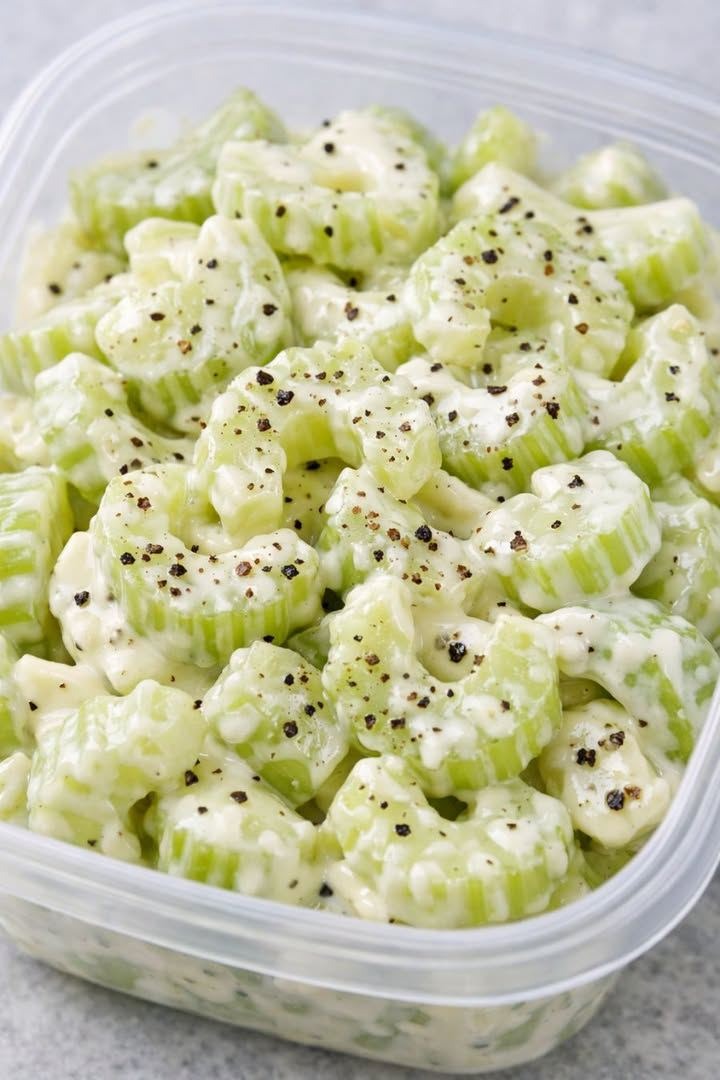 Mijn tante nam dit verfrissende, knapperige gerecht altijd mee naar onze bijeenkomsten in april. Met slechts 4 ingrediënten maak je een rijk en pittig bijgerecht dat in een oogwenk op is.