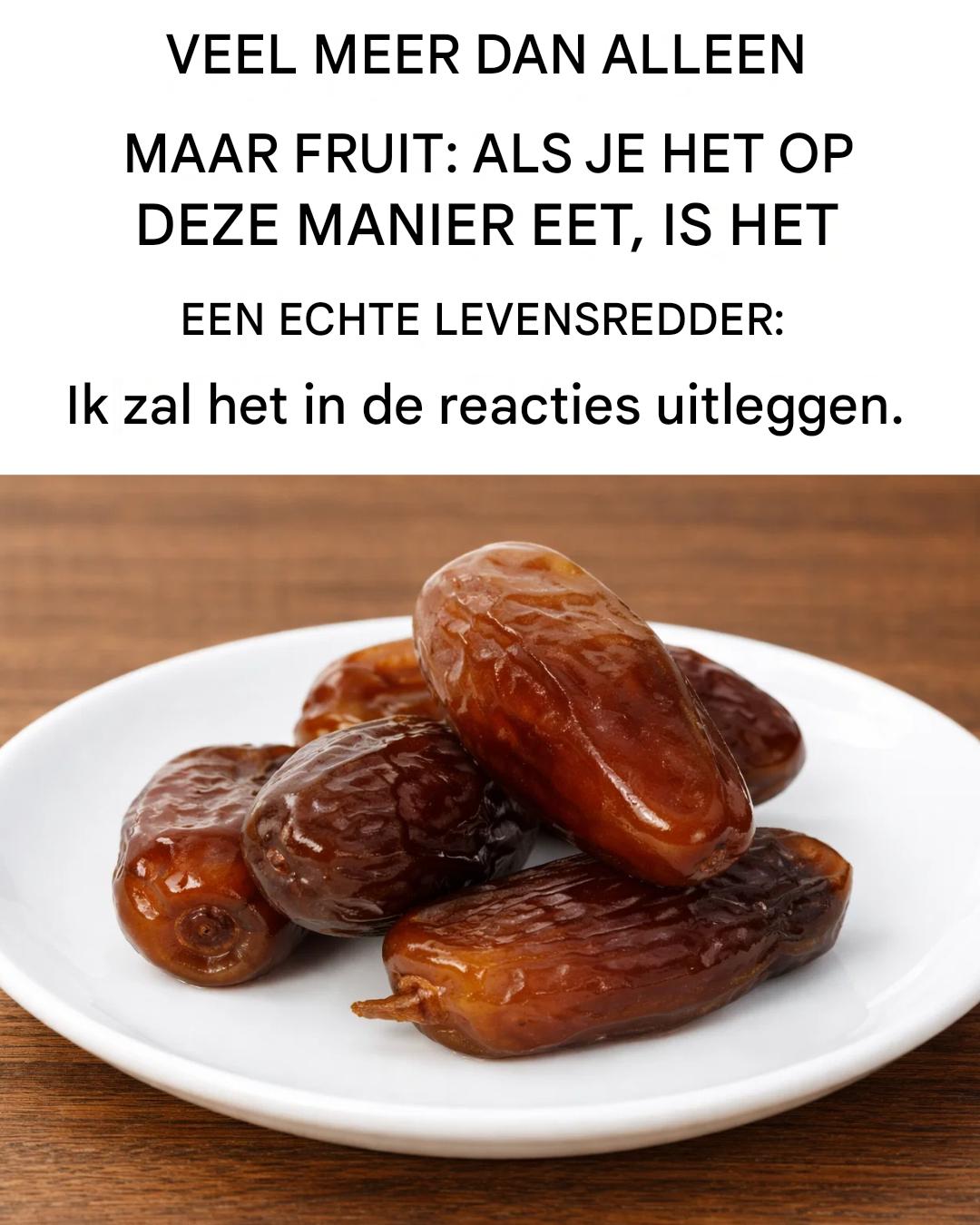 Dadels: ‘s Werelds gezondste superfruit dat tientallen ziektes geneest.