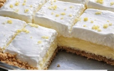 Romige Citroenblokjes – Fris, Zijdezacht en Onweerstaanbaar
