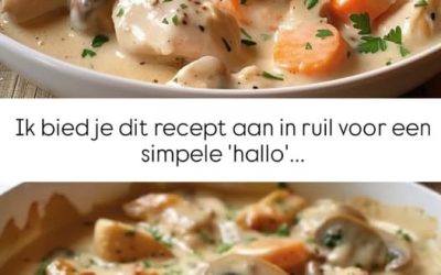 Eenvoudig Ouderwets Kalfsstoofpotrecept
