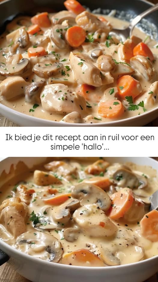 Eenvoudig Ouderwets Kalfsstoofpotrecept