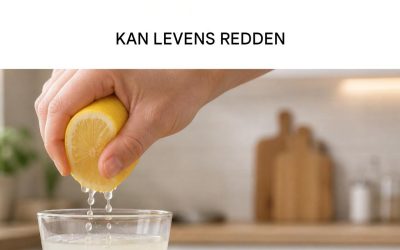 Warm water met citroen in de ochtend: daarom kan deze gewoonte ons leven redden.