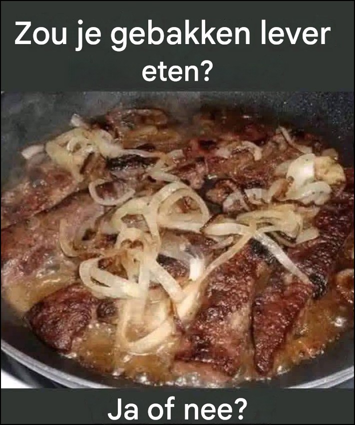 Runderlever met uien – Dit is echt een geweldig recept. De hele familie vond het heerlijk.