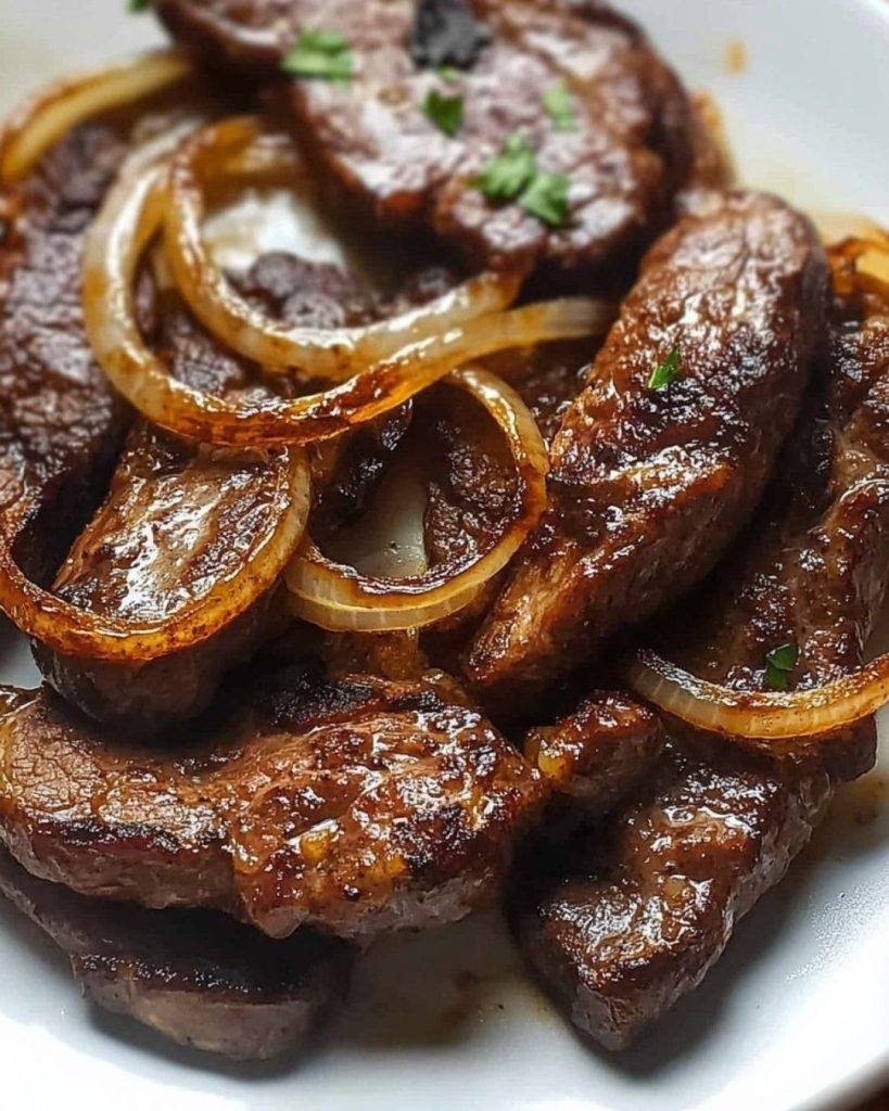 Zou iemand hier echt lever met uien eten?