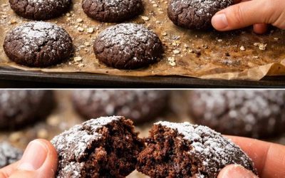 Havermout-cacaokoekjes: licht, heerlijk, vullend en rijk aan vezels.