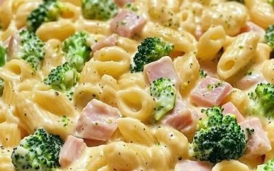 Romige pasta met ham broccoli en kaas klaar in 25 minuten perfect voor drukke avonden