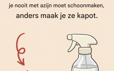 5 dingen die je nooit met azijn moet schoonmaken (en wat je in plaats daarvan kunt gebruiken)