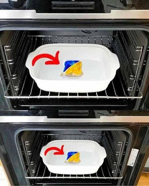 De truc voor het moeiteloos schoonmaken van de oven: zelfs aangebrand vet verdwijnt.