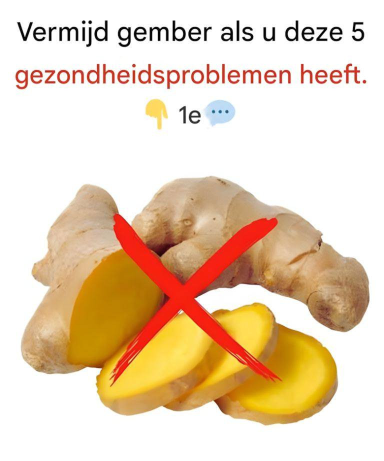 Wanneer moet je voorzichtig zijn met gemberthee?