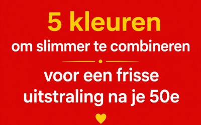 Deze 5 kleuren kunnen je uitstraling na je 50e minder fris maken