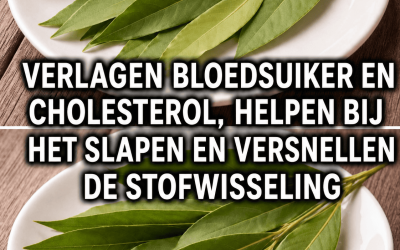 Laurierblaadjes: verlagen de bloeddruk, bloedsuiker en cholesterol en verhelpen slapeloosheid.