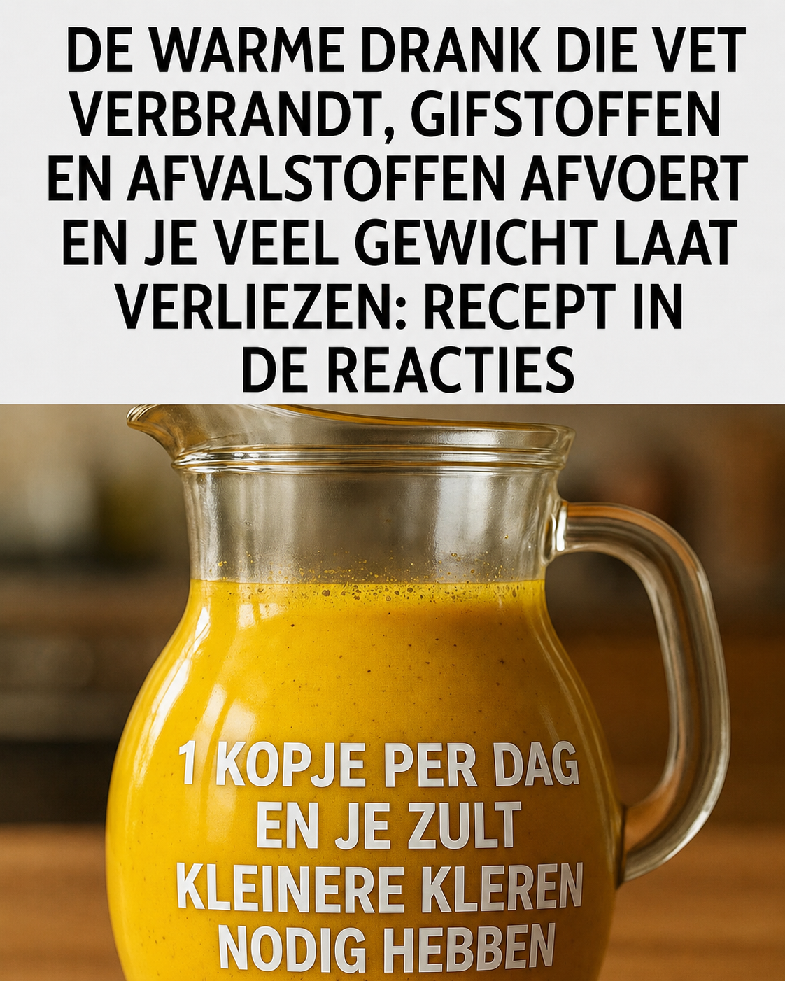 Kurkuma-citroendrank: een natuurlijk elixer voor gewichtsverlies en lichaamsreiniging