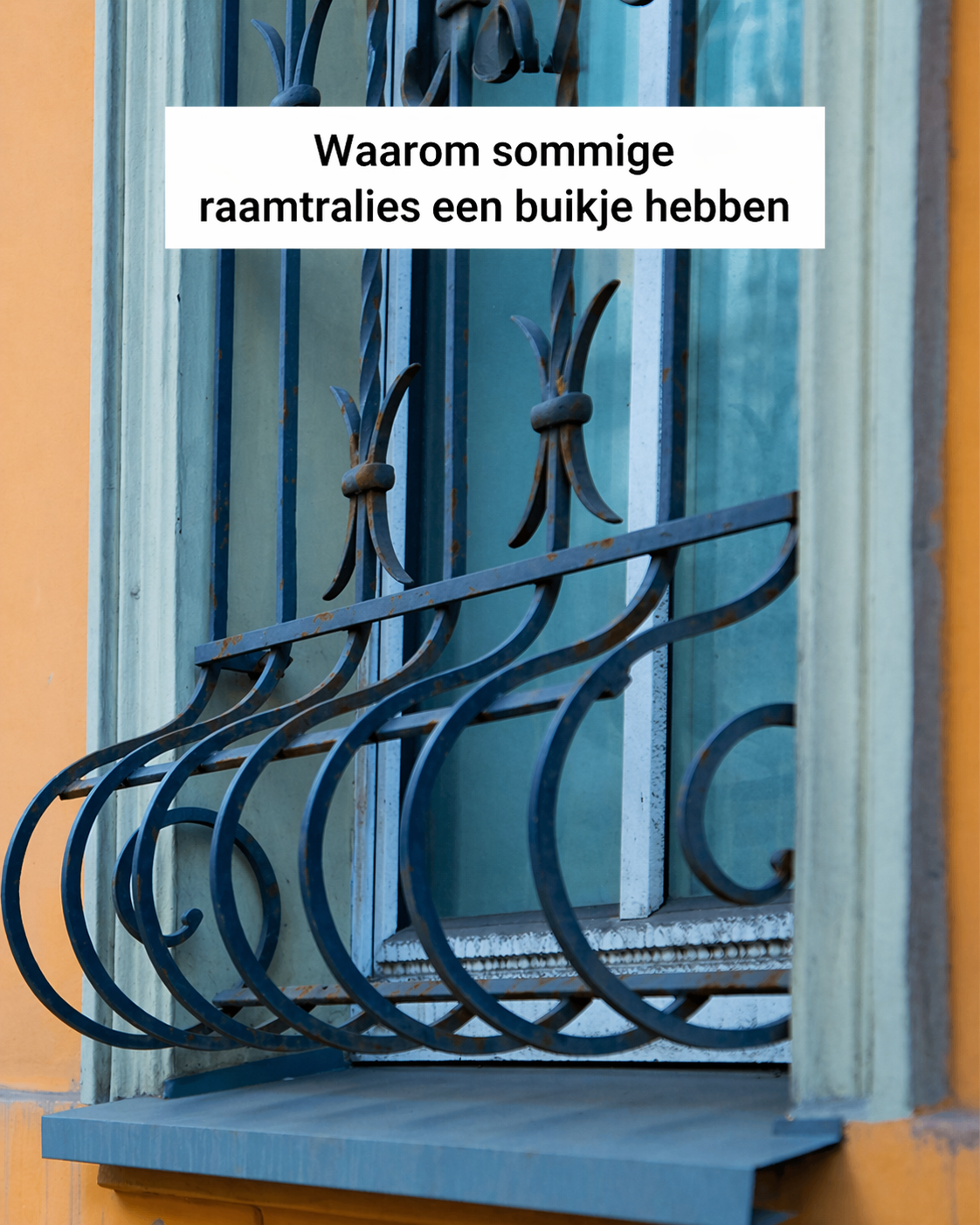 Waarom hebben sommige raamroosters een uitstulping? Dit is de echte reden
