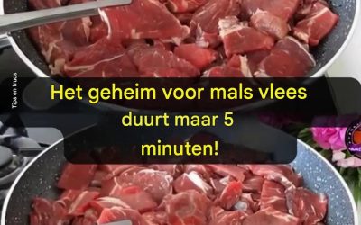 Het onverwachte geheim voor perfect mals vlees in enkele minuten.