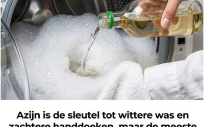 Azijn is de sleutel tot wittere was en zachtere handdoeken, maar de meeste mensen gebruiken het verkeerd. Hier lees je hoe je het wél goed gebruikt.