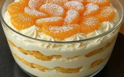 Toetje klaar in 5 minuten deze frisse Mandarijnen Tiramisu moet je proberen