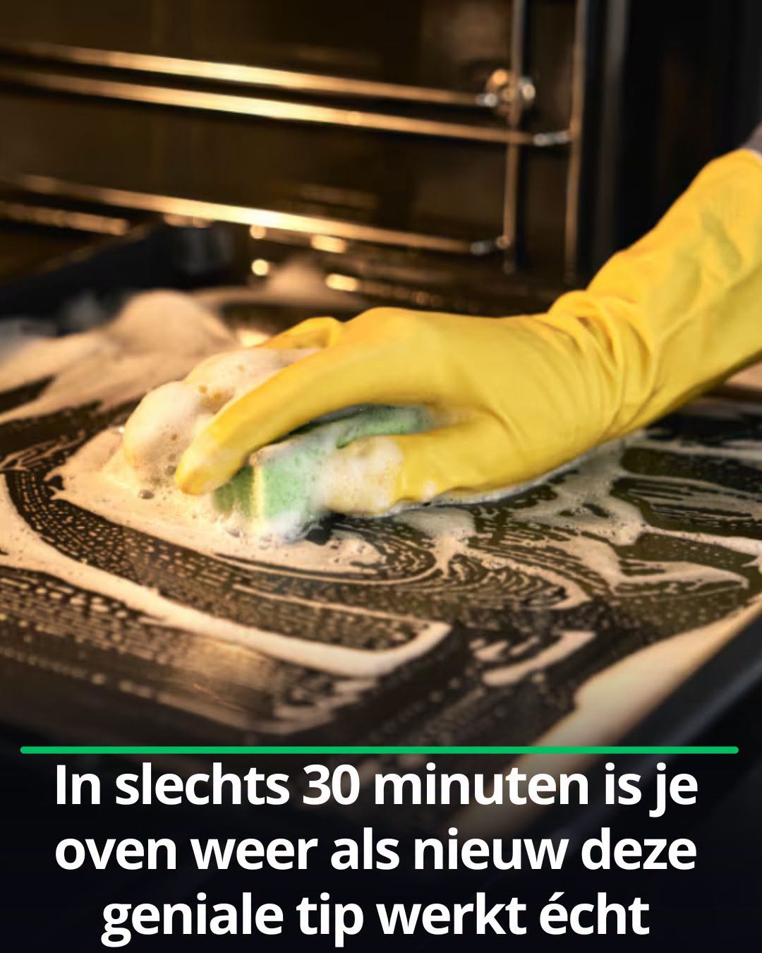 In slechts 30 minuten is je oven weer als nieuw deze geniale tip werkt écht