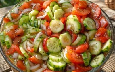 Ik ben normaal gesproken niet zo dol op salades, maar deze me echt overtuigd. Hij is fris, voldoende en ongeveer lekker.