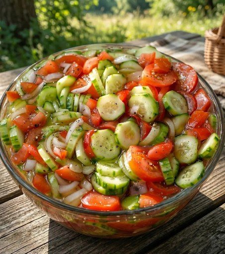 Ik ben normaal gesproken niet zo dol op salades, maar deze me echt overtuigd. Hij is fris, voldoende en ongeveer lekker.