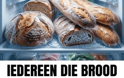 Iedereen die brood in de vriezer bewaart, wordt aangeraden deze informatie te lezen