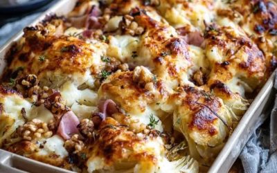 Ovenschotel van het seizoen witlof met brie en een krokante twist