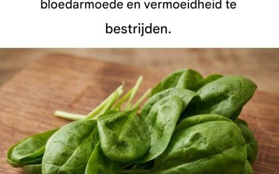 Voedingsmiddelen die het hemoglobinegehalte verhogen en bloedarmoede en vermoeidheid tegengaan