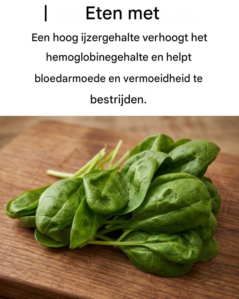Voedingsmiddelen die het hemoglobinegehalte verhogen en bloedarmoede en vermoeidheid tegengaan