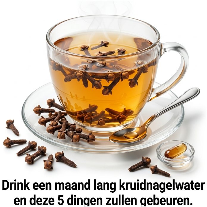 Drink een maand lang kruidnagelwater en deze 5 dingen kunnen gebeuren