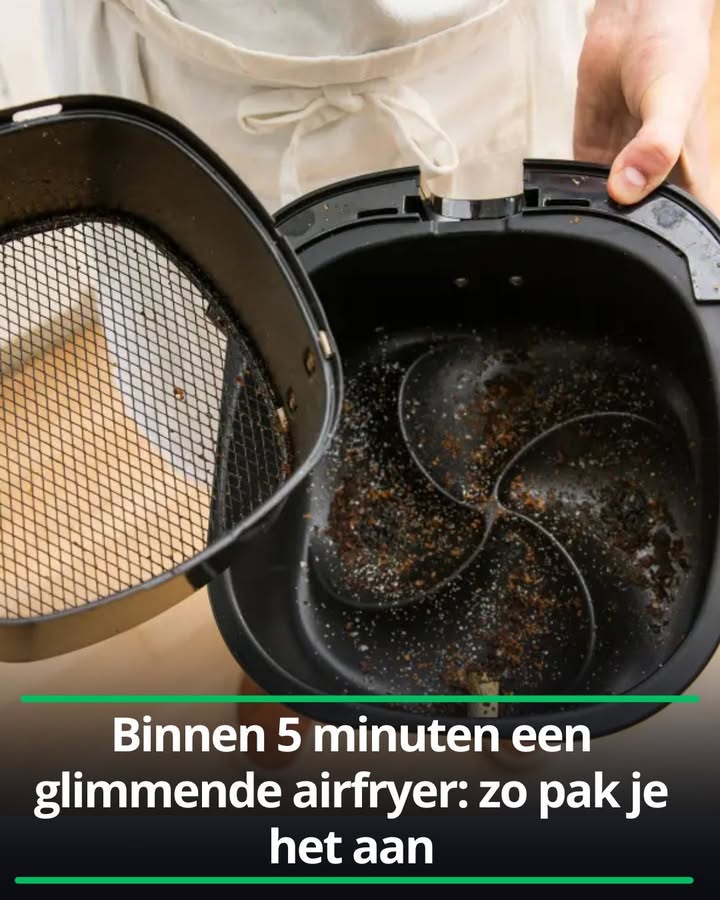 Binnen 5 minuten een glimmende airfryer: zo pak je het aan
