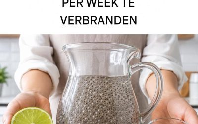 Hoe maak je chiawater om tot 5 kilo per week af te vallen?