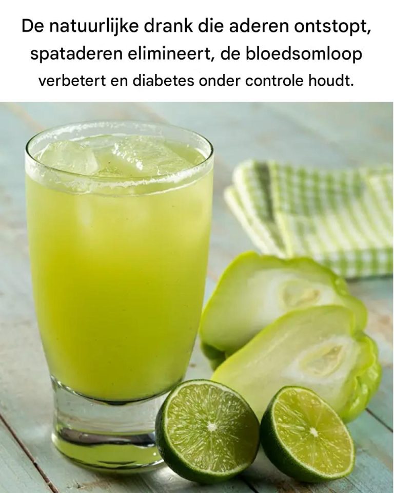 De natuurlijke drank die aderen ontstopt, spataderen elimineert, de bloedsomloop verbetert en diabetes onder controle houdt.