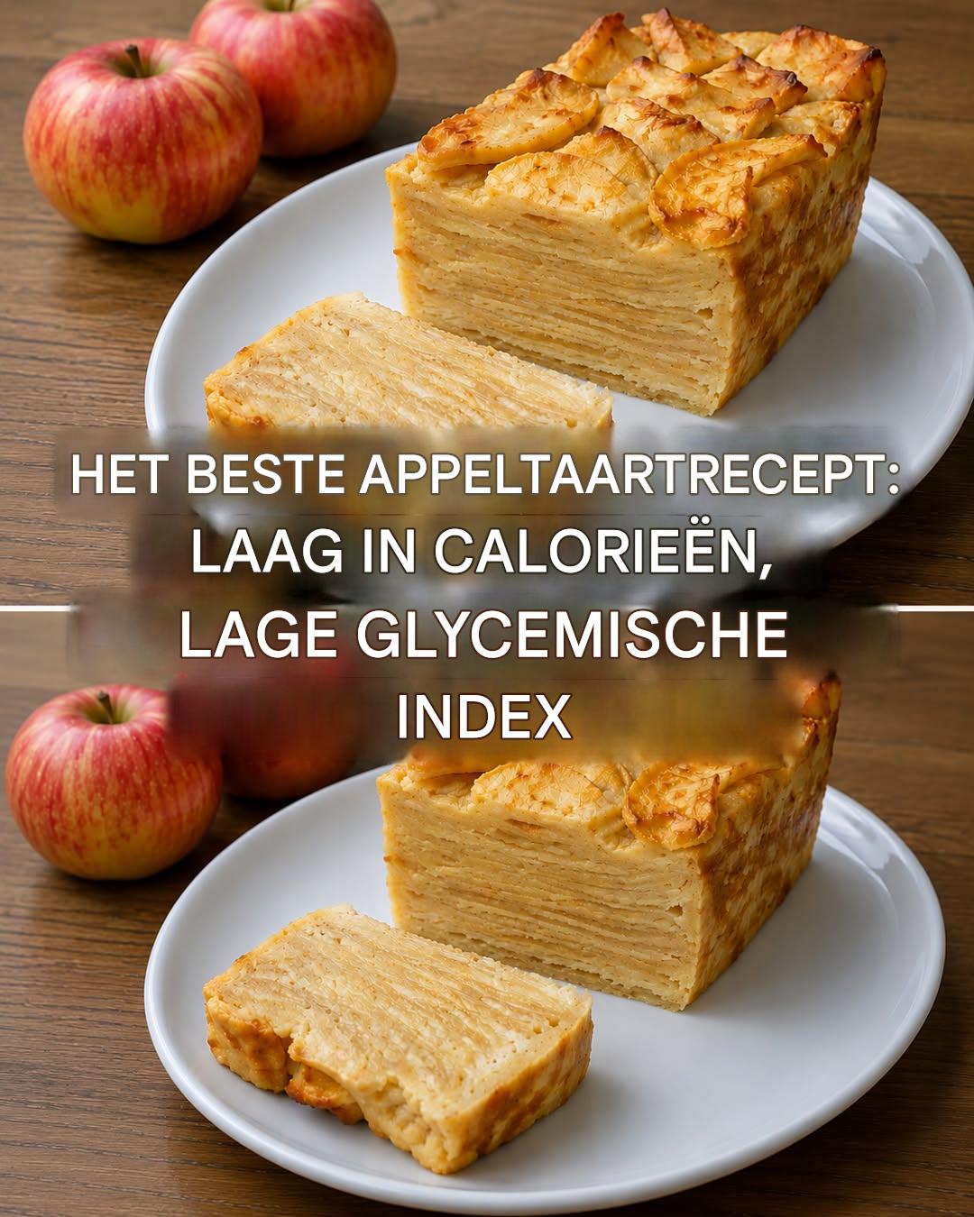 Hoe maak je een appeltaart zonder bloem en met een lage glycemische index?