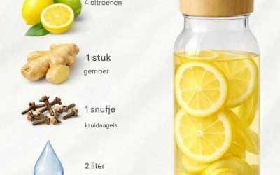 Detoxwater tegen een opgeblazen gevoel: snelle handleiding en recept